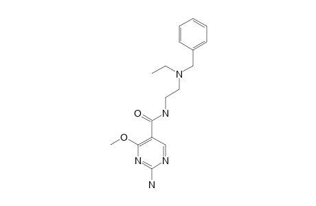 2-amino-N-[2-(benzylethylamino)ethyl]-4-methoxy-5-pyrimidinecarboxamide