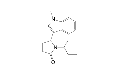1-s-Butyl-5-(1,2-dimethyl-1H-indol-3-yl)pyrrolidin-2-one
