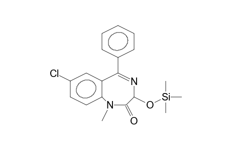 2H-1,4-Benzodiazepin-2-one, 7-chloro-1,3-dihydro-1-methyl-5-phenyl-3-[(trimethylsilyl)oxy]-