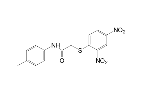 2-[(2,4-dinitrophenyl)thio]-p-acetotoluidide