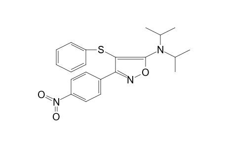 diisopropyl-[3-(4-nitrophenyl)-4-(phenylthio)isoxazol-5-yl]amine