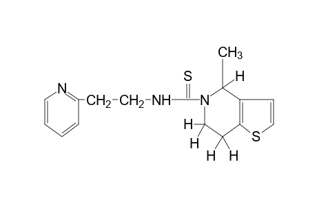 4-methyl-N-[2-(2-pyridyl)ethyl]-4,5,6,7-tetrahydrothiothieno[3,2-c]pyridine-5-carboxamide