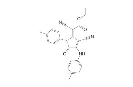 (E)-[1-(PARA-TOLYL)-3-[(PARA-TOLYL)-AMINO]-4-CYANO-2-OXOPYRROL-5-YLIDENE]-CYANOACETIC-ACID-ETHYLESTER