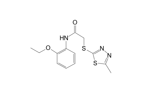 N-(2-Ethoxy-phenyl)-2-(5-methyl-[1,3,4]thiadiazol-2-ylsulfanyl)-acetamide