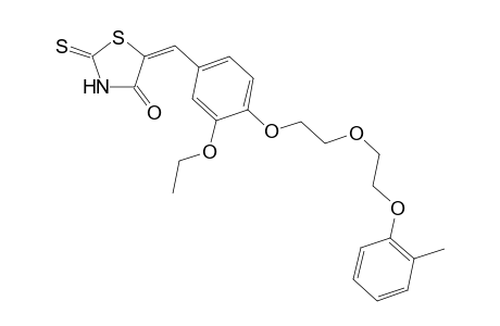 4-thiazolidinone, 5-[[3-ethoxy-4-[2-[2-(2-methylphenoxy)ethoxy]ethoxy]phenyl]methylene]-2-thioxo-, (5E)-