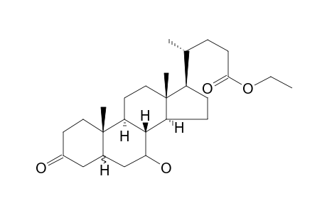 Cholan-6-ol-3-one-24-acid, ethyl ester