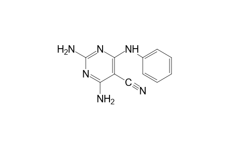 4-anilino-2,6-diamino-5-pyrimidinecarbonitrile