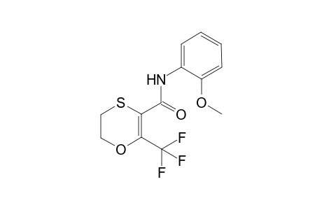 5,6-Dihydro-2-trifluoromethyl-N-(2-methoxyphenyl)-1,4-oxathiin-3-carboxamide