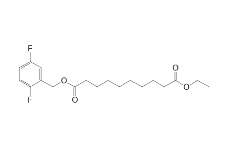 Sebacic acid, 2,5-difluorobenzyl ethyl ester