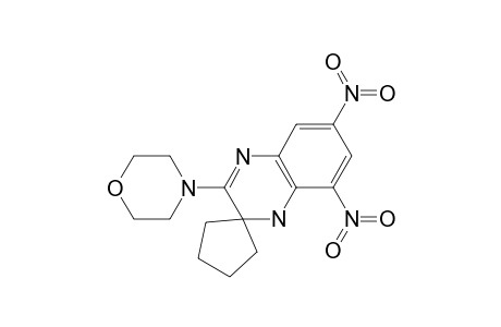 Spiro[cyclopentane-1,2'(1'H)-quinoxaline], 3'-(4-morpholinyl)-6',8'-dinitro-