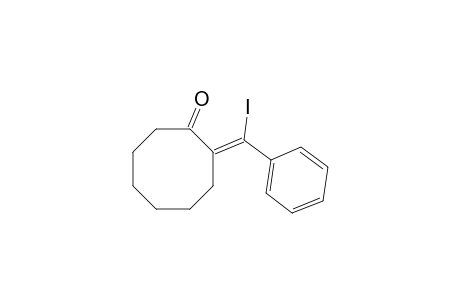 2-[1-Iodo-1-phenyl-meth-(Z)-ylidene]-cyclooctanone