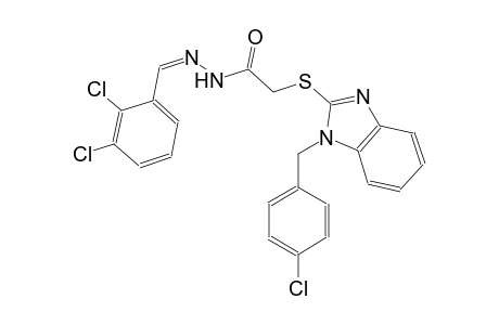 acetic acid, [[1-[(4-chlorophenyl)methyl]-1H-benzimidazol-2-yl]thio]-, 2-[(Z)-(2,3-dichlorophenyl)methylidene]hydrazide