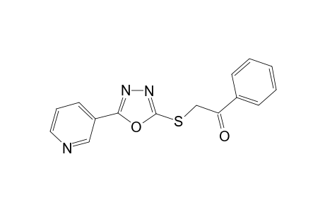 Ethanone, 1-phenyl-2-(5-pyridin-3-yl-[1,3,4]oxadiazol-2-ylsulfanyl)-