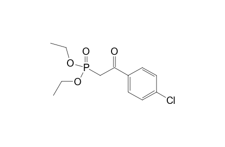 Diethyl 2-(p-chlorophenyl)-2-(oxoethyl)phosphonate