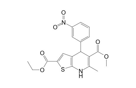 5-METHOXYCARBONYL-6-METHYL-4,7-DIHYDROTHIENO-[2,3-B]-PYRIDINE-4-(3-NITROPHENYL)-4,7-DIHYDRO-THIENO-[2,3-B]-PYRIDINE