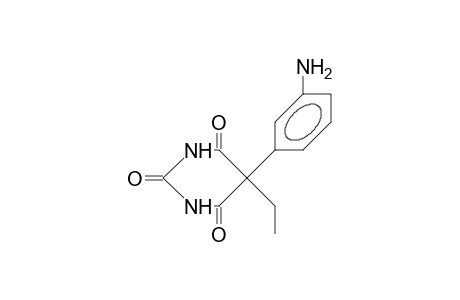 5-(m-aminophenyl)-5-ethylbarbituric acid