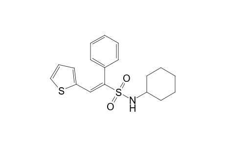 (E)-N-Cyclohexyl-1-phenyl-2-(thienyl)vinylsulfonamide