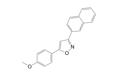 5-(p-methoxyphenyl)-3-(2-napthyl)isoxazole