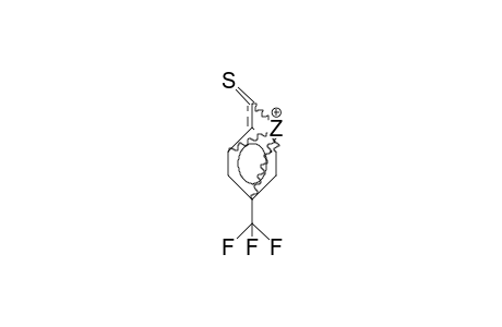 4-Trifluoromethyl-thiobenzoyl cation