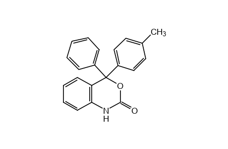 1,4-dihydro-4-phenyl-4-p-tolyl-2H-3,1-benzoxazin-2-one