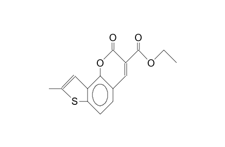 ETHYL-8-METHYL-2-OXO-2H-THIENO-[2,3-H]-[1]-BENZOPYRAN-3-CARBOXYLATE