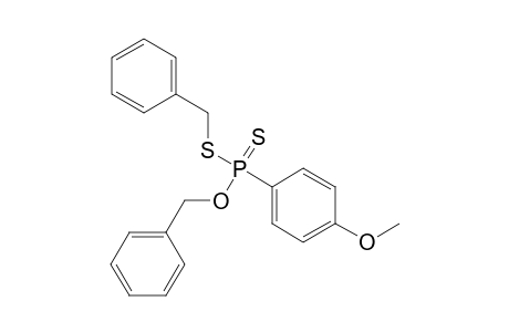 Phosphonodithioic acid, (4-methoxyphenyl)-, O,S-bis(phenylmethyl) ester