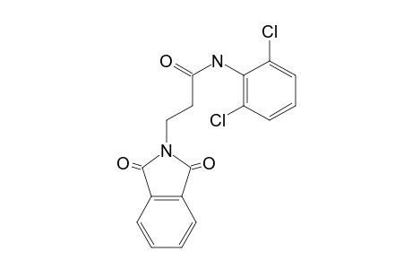 N-(2,6-dichlorophenyl)-3-(1,3-dioxo-1,3-dihydro-2H-isoindol-2-yl)propanamide