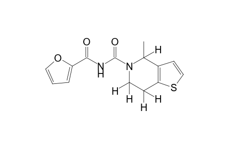 6,7-dihydro-N-(2-furoyl)-4-methylthieno[3,2-c]pyridine-5(4H)carboxamide