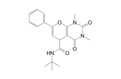 TERT.-BUTYL-1,3-DIMETHYL-2,4-DIOXO-7-PHENYL-1,3,4,5-TETRAHYDRO-2H-PYRANO-[2,3-D]-PYRIMIDINE-5-CARBOXAMIDE
