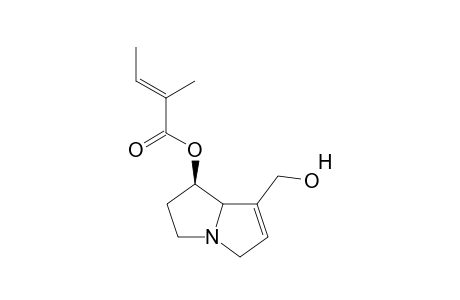 (E)-2-methylbut-2-enoic acid [(1R)-7-methylol-2,3,5,8-tetrahydro-1H-pyrrolizin-1-yl] ester