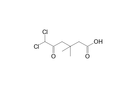 6,6-Dichloro-3,3-dimethyl-5-oxohexanoic acid