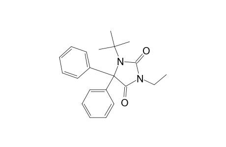1-tert-Butyl-3-ethyl-5,5-diphenyl-2,4-imidazolidinedione