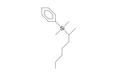 (-)-(S)-2(Dimethyl-phenyl-silyl)-heptane