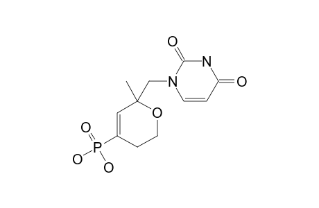 6-METHYL-6-[[2,4-DIOXO-3,4-DIHYDRO-1(2H)-PYRIMIDINYL]-METHYL]-3,6-DIHYDRO-2H-PYRAN-4-YLPHOSPHONATE