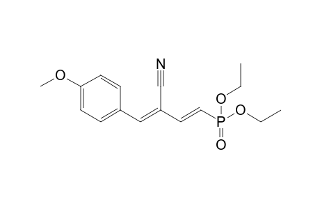 Diethyl (1E,3Z)-3-cyano-4-(4-methoxyphenyl)buta-1,3-dienylphosphonate