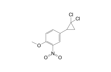 Benzene, 4-(2,2-dichlorocyclopropyl)-1-methoxy-2-nitro-