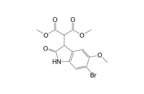 Dimethyl 2-(6-bromo-5-methoxy-2-oxo-2,3-dihydro-1H-indol-3-yl)malonate