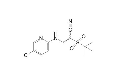 2-(tert-butylsulfonyl)-3-[(5-chloro-2-pyridyl)amino]acrylonitrile