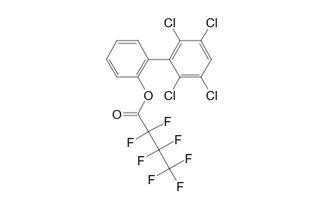 2-Hydroxy-2',3',5',6'-tetrachlorobiphenyl, heptafluorobutyrate