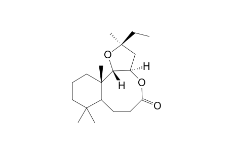 (9S,11R)-9,13-epoxy-17-nor-8,9-secolabdan-8,11-olide