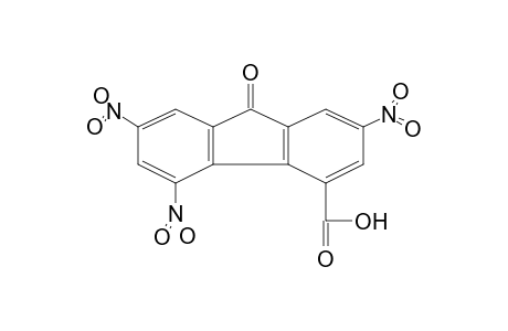 9-oxo-2,5,7-trinitrofluorene-4-carboxylic acid