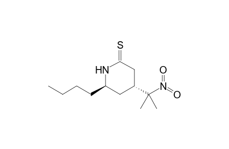 trans 6-Butyl-4-(1-methyl-1-nitroethyl)piperidine-2-thione