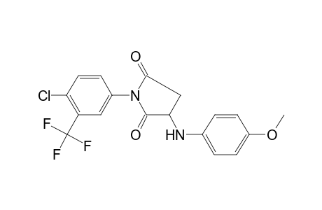 Pyrrolidine-2,5-dione,1-(4-chloro-3-trifluoromethylphenyl)-3-(4-methoxyphenylamino)-