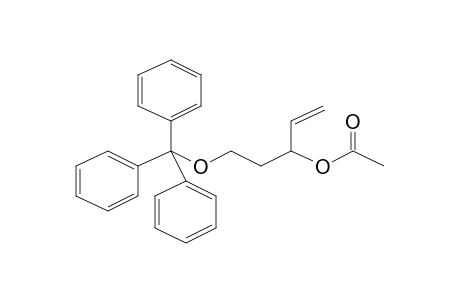 1-Pentene-3-ol, 5-triphenylmethoxy-, acetate