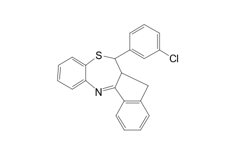 6-(3-Chlorophenyl)-6A,7-dihydro-6H-indeno[2,1-C][1,5]benzothiazepine