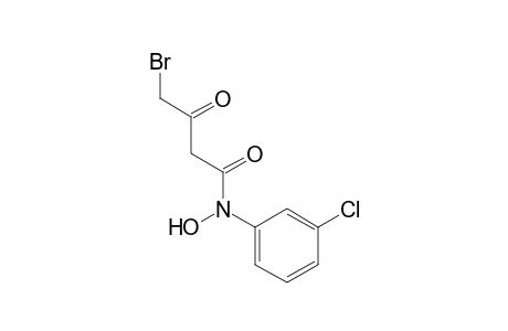 4-bromo-N-(m-chlorophenyl)acetoacetohydroxamic acid