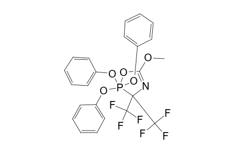 5-METHOXY-3,3-BIS-(TRIFLUOROMETHYL)-2,2,2-TRIPHENOXY-DELTA-4-1,4,2-LAMBDA-5-OXAZAPHOSPHOLINE