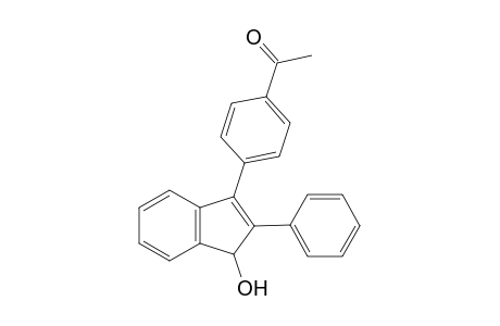 1-(4-(1-Hydroxy-2-phenyl-1H-inden-3-yl)phenyl)ethan-1-one