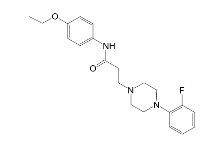 1-piperazinepropanamide, N-(4-ethoxyphenyl)-4-(2-fluorophenyl)-