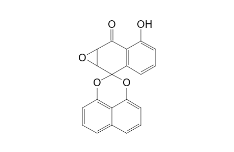 PALMARUMYCIN-C2;2,3-EPOXY-2,3-DIHYDRO-5-HYDROXYSPIRO-[NAPHTHALENE-1(4H),2'-NAPHTHO-[1,8-DE]-[1,3]-DIOXIN]-4-ONE